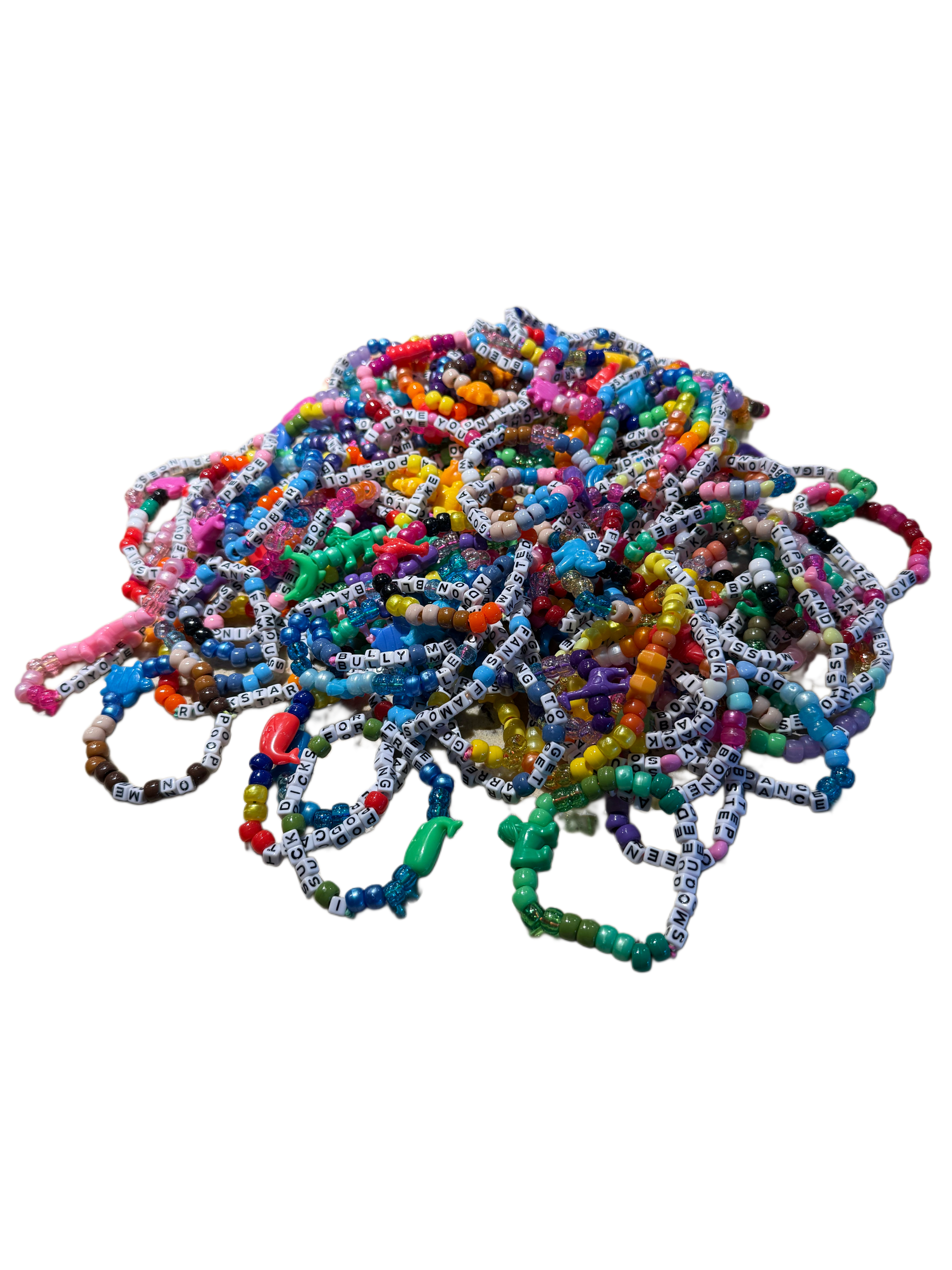 50 Random Kandi Bracelets