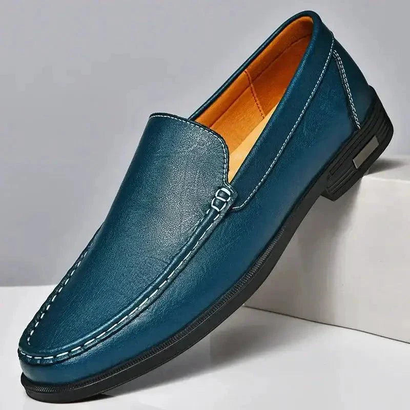 Eco-Chic Leather Loafers